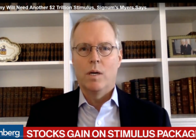 U.S. Economy Will Need Another $2 Trillion Stimulus, Signum’s Myers Says